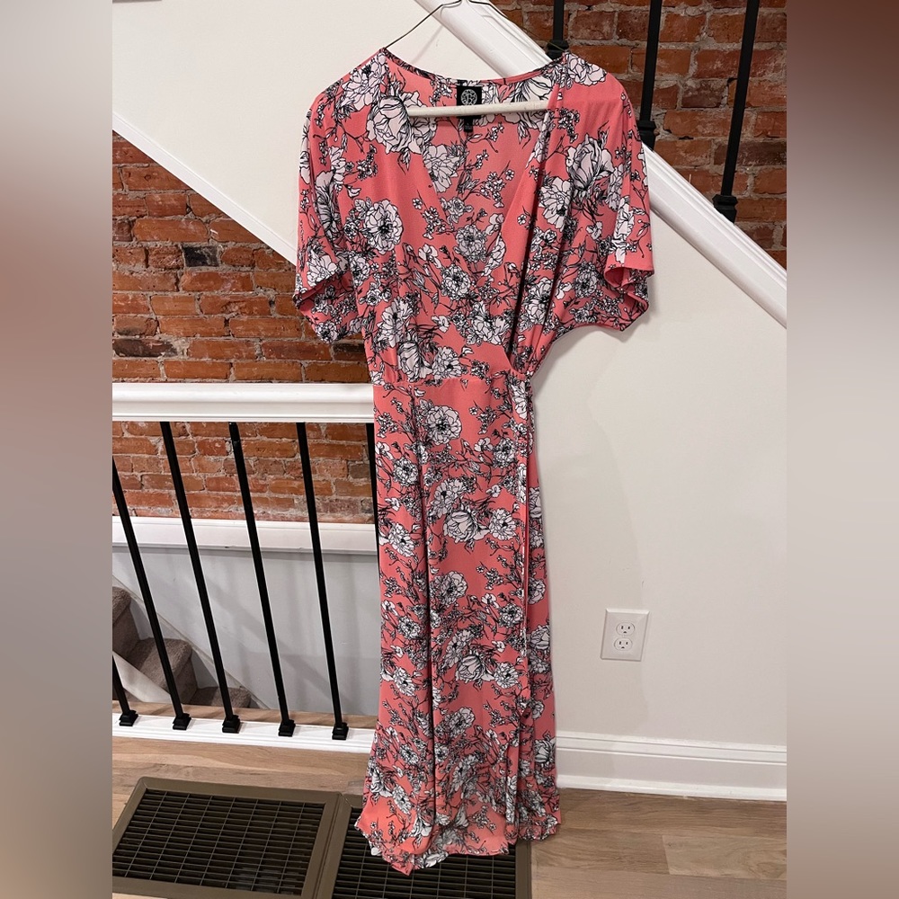 Bobeau Wrap Maxi Dress